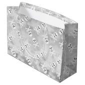 スカル&ボーンズハロウィーン誕生日抱き枕 ラージペーパーバッグ (裏面アングル)