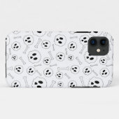 スカル&ボーンズ ハロウィンパターン Case-Mate iPhoneケース (裏面(横))