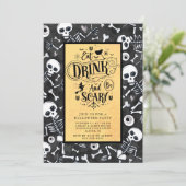 スカル&ボーンバッシュハロウィーン 招待状 (スタンド正面)