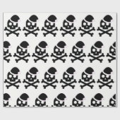 スカル&ボーンラッピング紙 ラッピングペーパー (フラット)