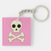 スカル（ボーン付き） キーホルダー (裏面)