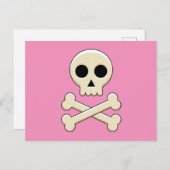 スカル（ボーン付き） シーズンポストカード (正面/裏面)