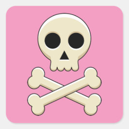 スカル(ボーン付き) スクエアシール