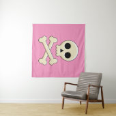 スカル（ボーン付き） タペストリー (インサイチュ(横))