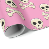 スカル（ボーン付き） ラッピングペーパー (ロールコーナー)
