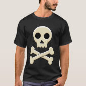 スカル(ボーン付き) Tシャツ (正面)