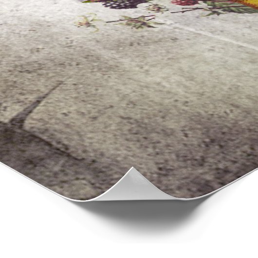 スカル ポスター (角)