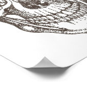 スカル ポスター (角)