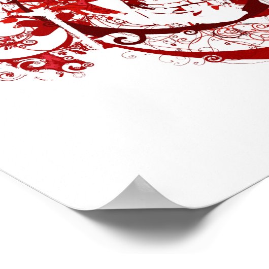 スカル ポスター (角)