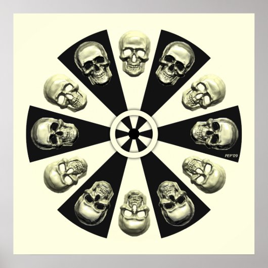 スカル ポスター (正面)