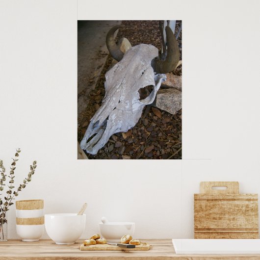 スカル ポスター (キッチン)