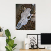 スカル ポスター (ホームオフィス)