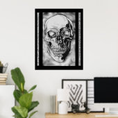 スカル ポスター (ホームオフィス)
