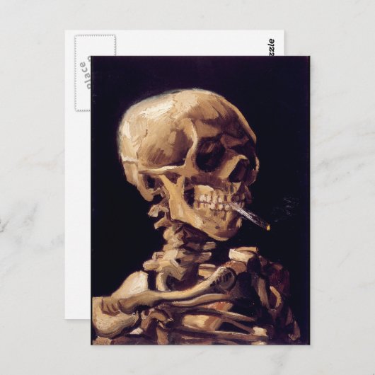 スカル ポストカード (正面/裏面)