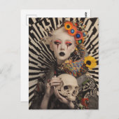 スカル ポストカード (正面/裏面)