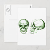 スカル ポストカード (正面/裏面)