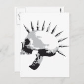 スカル ポストカード (正面/裏面)