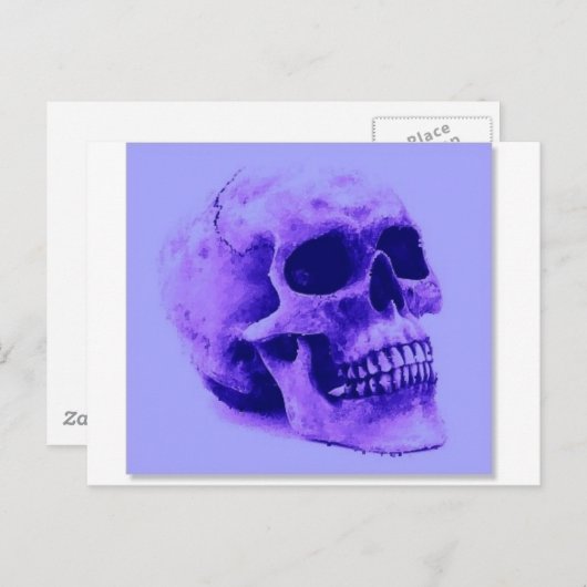 スカル ポストカード (正面/裏面)
