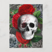 スカル ポストカード (正面)