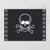 スカル ポストカード (正面)