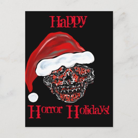 スカル ポストカード (正面)