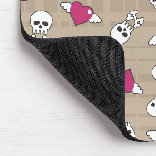 スカル マウスパッド (コーナー)