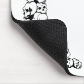 スカル マウスパッド (コーナー)