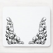 スカル マウスパッド (正面)