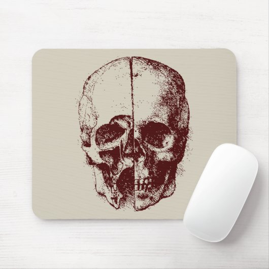 スカル マウスパッド (マウス)
