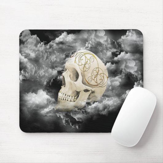 スカル マウスパッド (マウス)