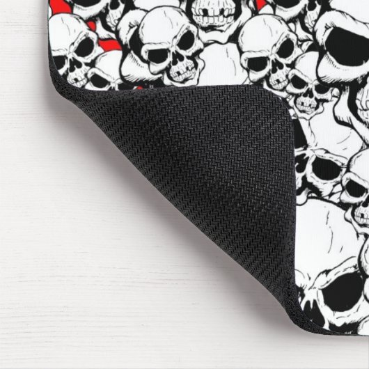 スカル マウスパッド (コーナー)