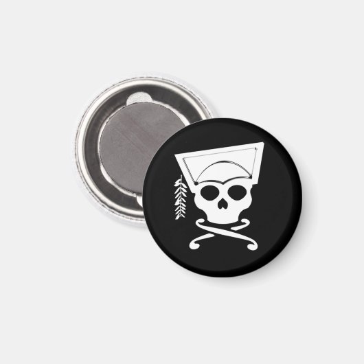 スカル マグネット (正面/裏面)