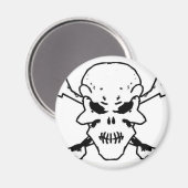 スカル マグネット (正面/裏面)