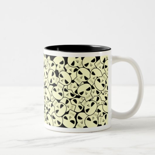 スカル-マグ ツートーンマグカップ (右)