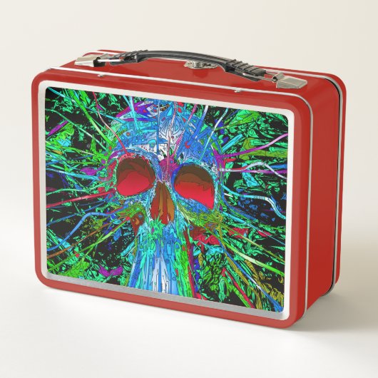 スカル メタルランチボックス (裏面)