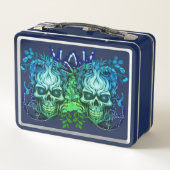スカル メタルランチボックス (裏面)