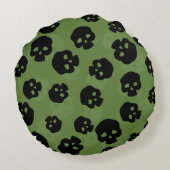 スカル ラウンドクッション (裏面)