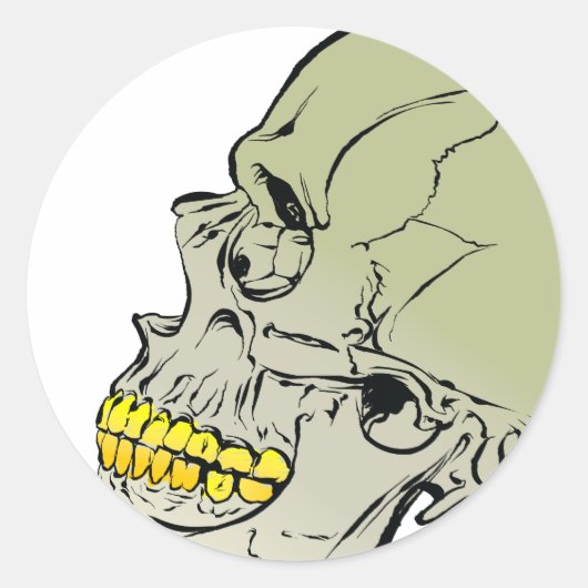 スカル ラウンドシール (正面)