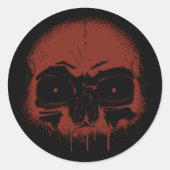 スカル ラウンドシール (正面)