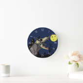 スカル ラウンド壁時計 (ホーム)