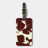 スカル ラゲッジタグ (正面縦)