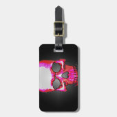 スカル ラゲッジタグ (正面縦)