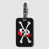 スカル ラゲッジタグ (正面縦)