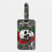 スカル ラゲッジタグ (裏面縦)