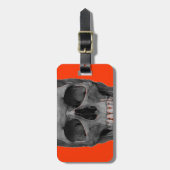 スカル ラゲッジタグ (正面縦)