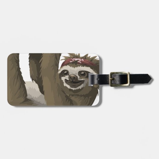 スカル ラゲッジタグ (正面横)