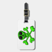 スカル ラゲッジタグ (正面縦)