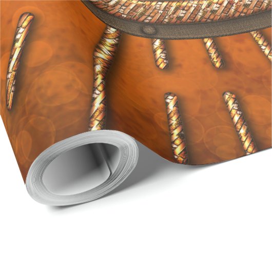 スカル ラッピングペーパー (ロールコーナー)