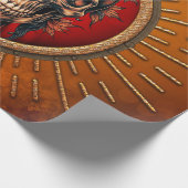 スカル ラッピングペーパー (角)