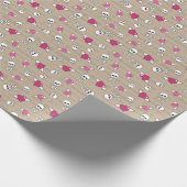 スカル ラッピングペーパー (角)